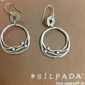 Silpada earring CZ